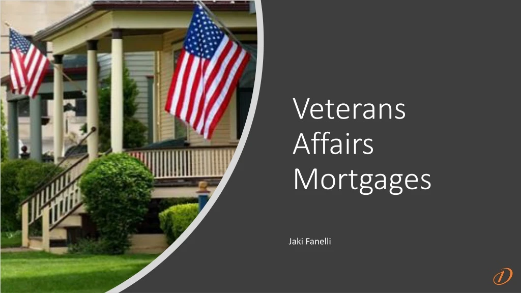 veterans affairs mortgages n.