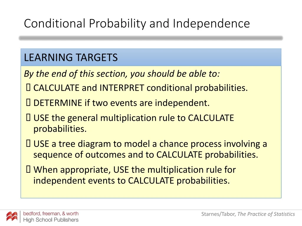 PPT - Conditional Probability And Independence PowerPoint Presentation ...