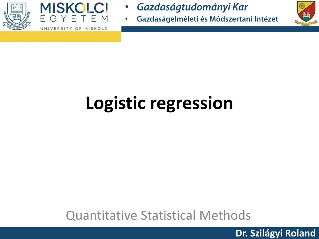 logistic regression n.