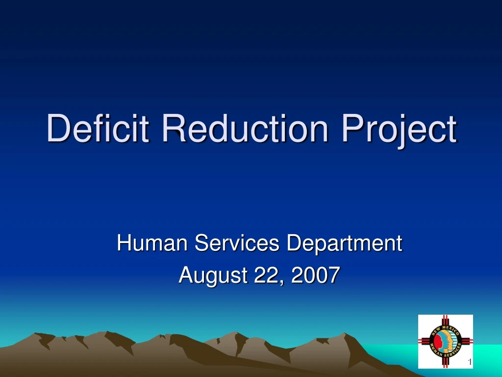 deficit reduction project n.