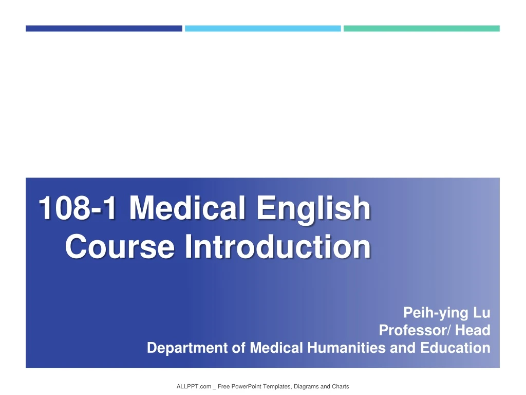 108 1 medical english course introduction n.