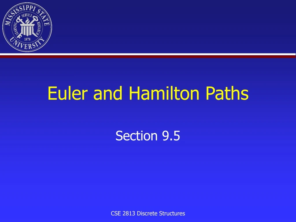 PPT - Euler And Hamilton Paths PowerPoint Presentation, Free Download ...