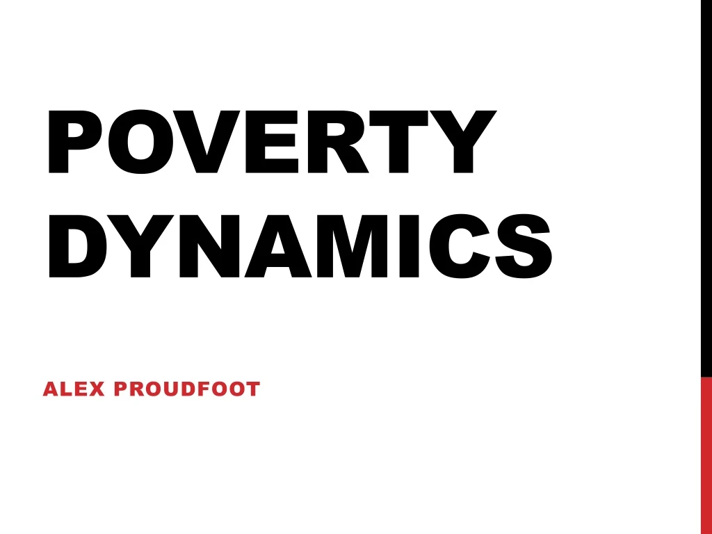 poverty dynamics n.