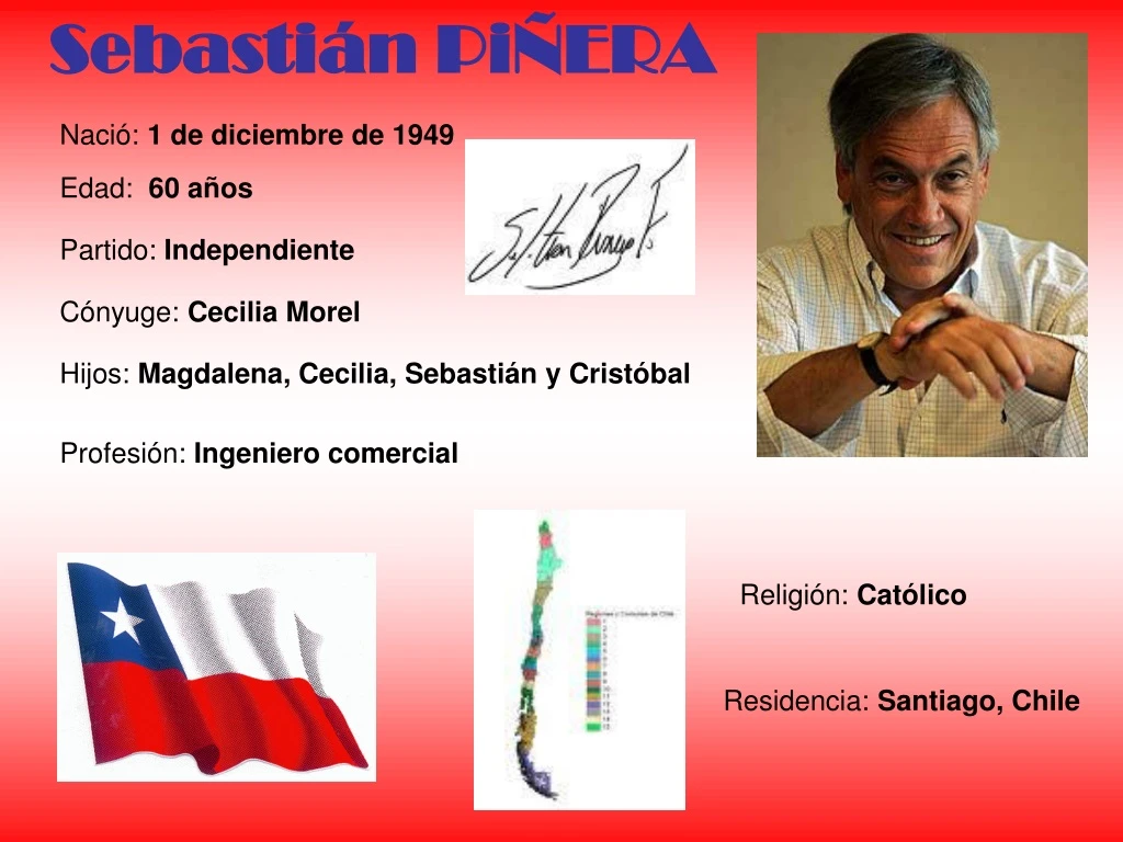 PPT Sebasti??n Pi??era PowerPoint Presentation, free download ID32838