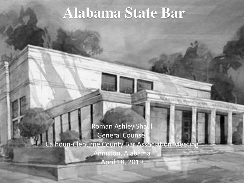 PPT Alabama State Bar PowerPoint Presentation, free download ID328601