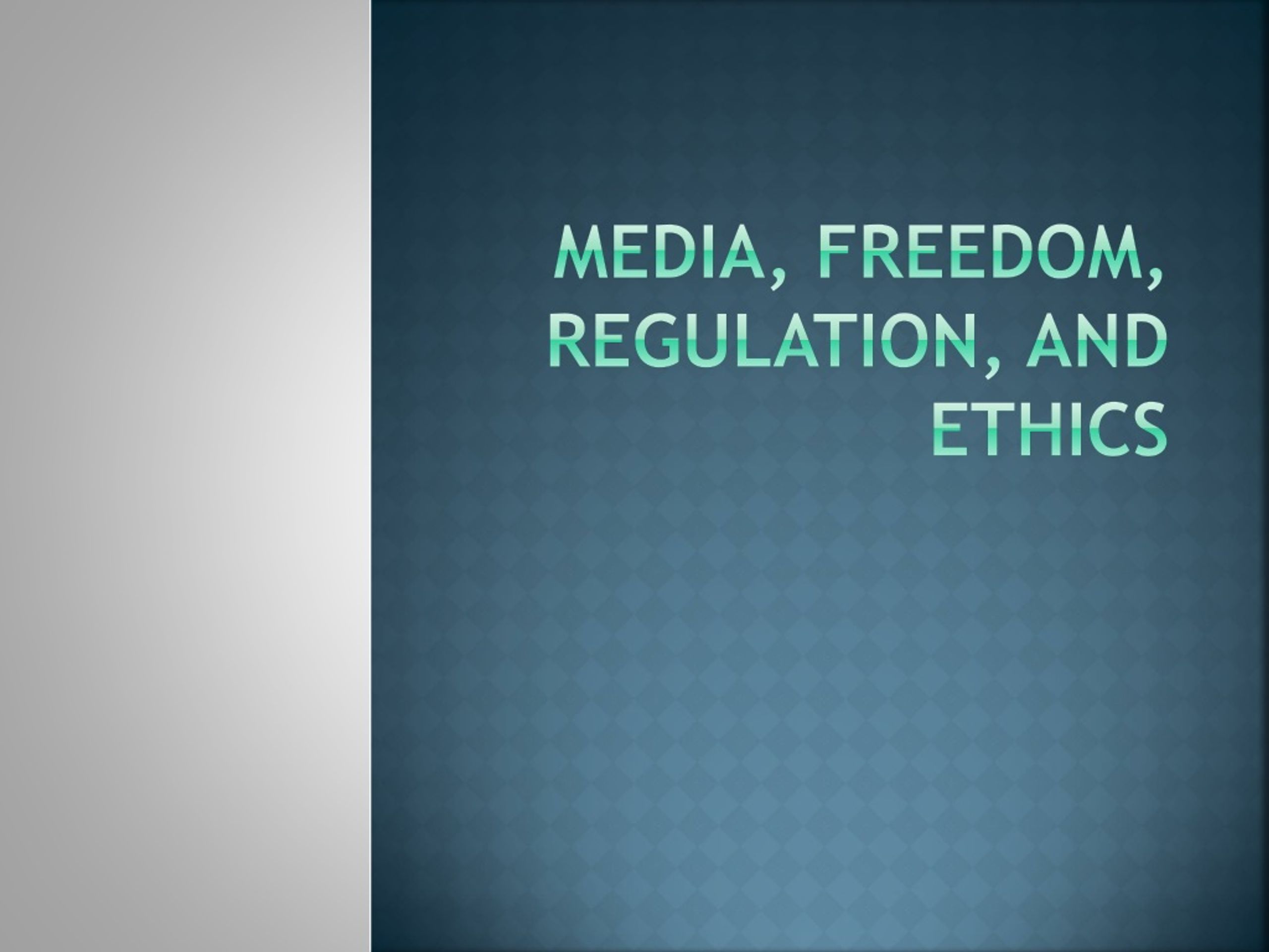 presentation on media freedom