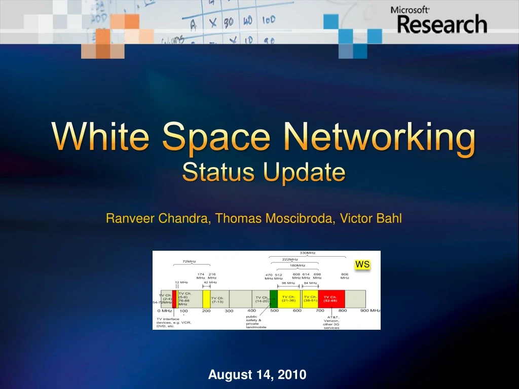 white space networking status update n.