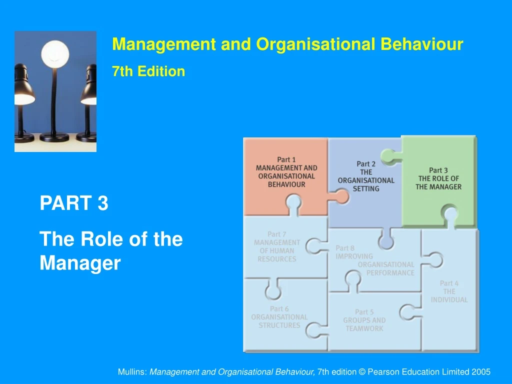 PPT - Management And Organisational Behaviour 7th Edition PowerPoint ...