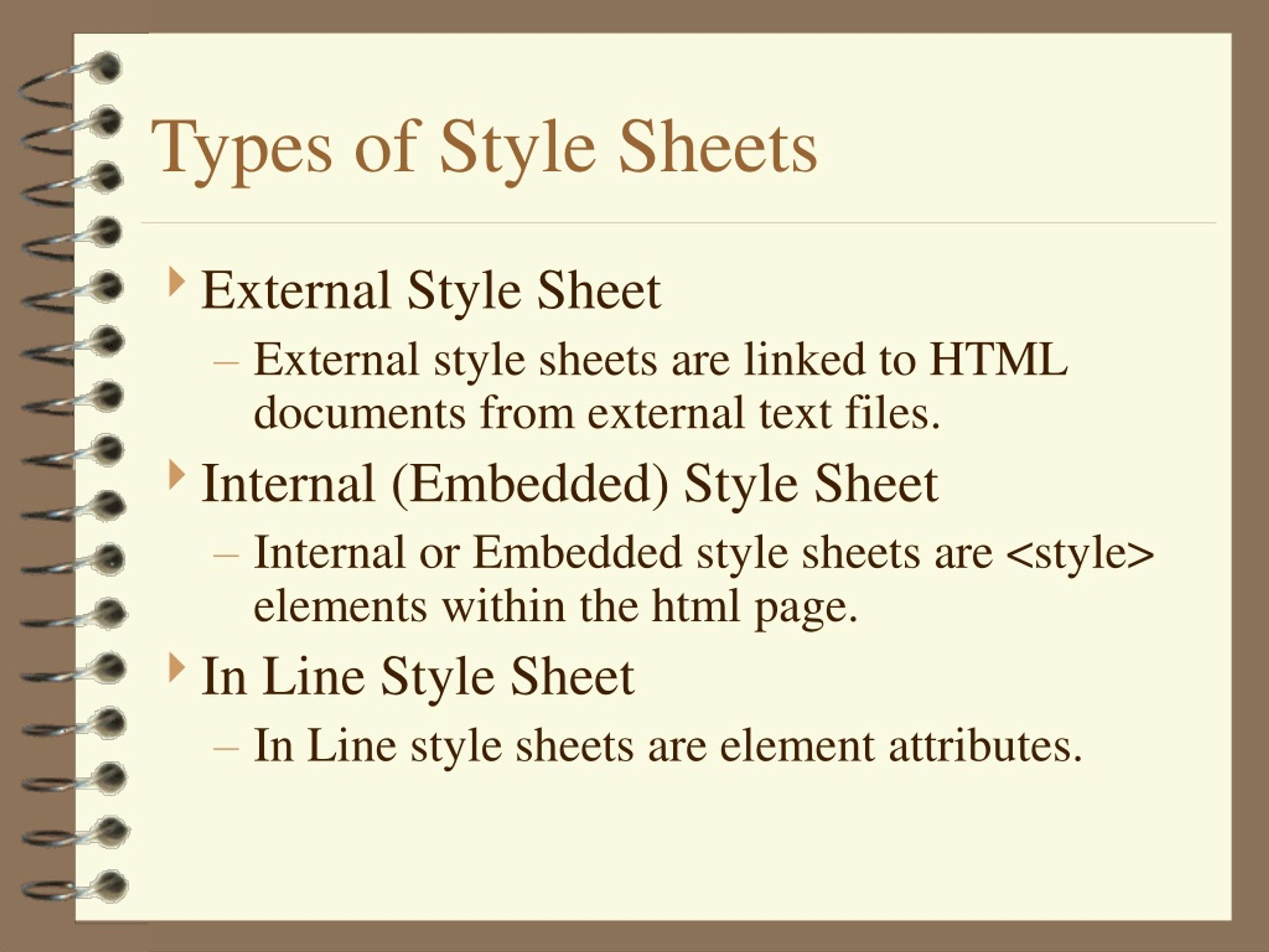 PPT Cascading Style Sheets PowerPoint Presentation, free download