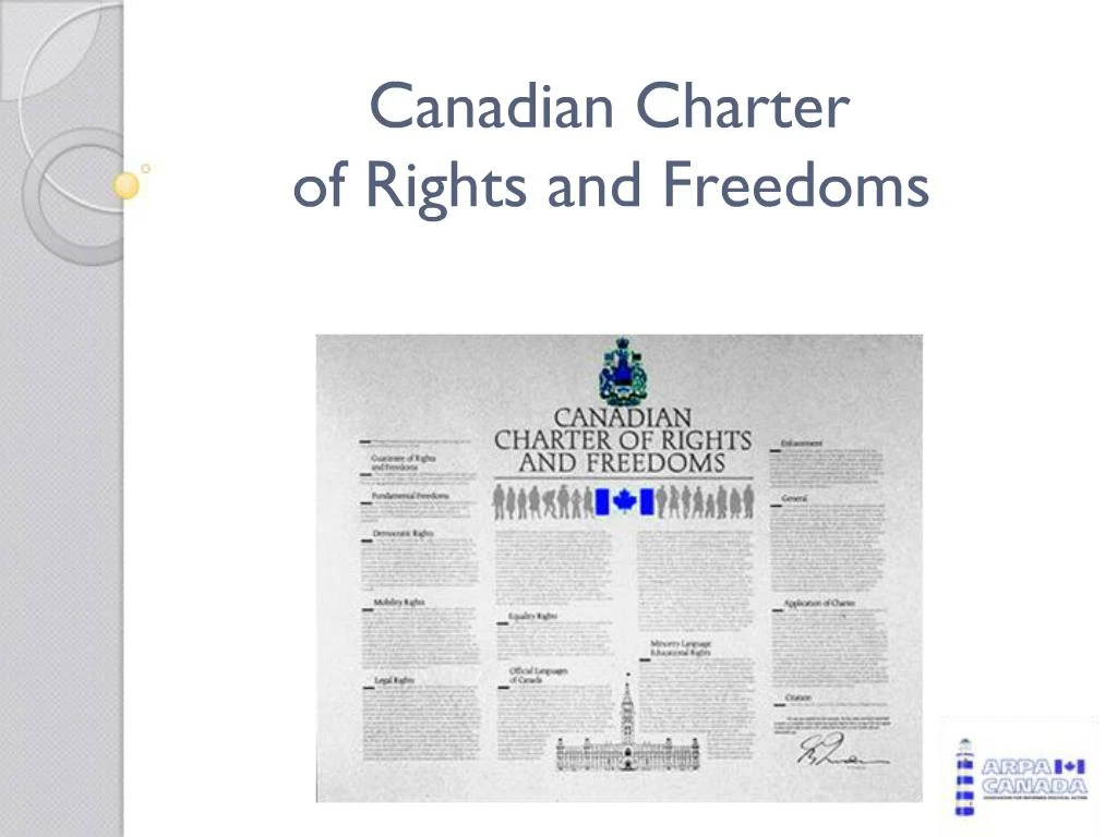 Ppt Canadian Charter Of Rights And Freedoms Powerpoint Presentation Free Download Id 341062