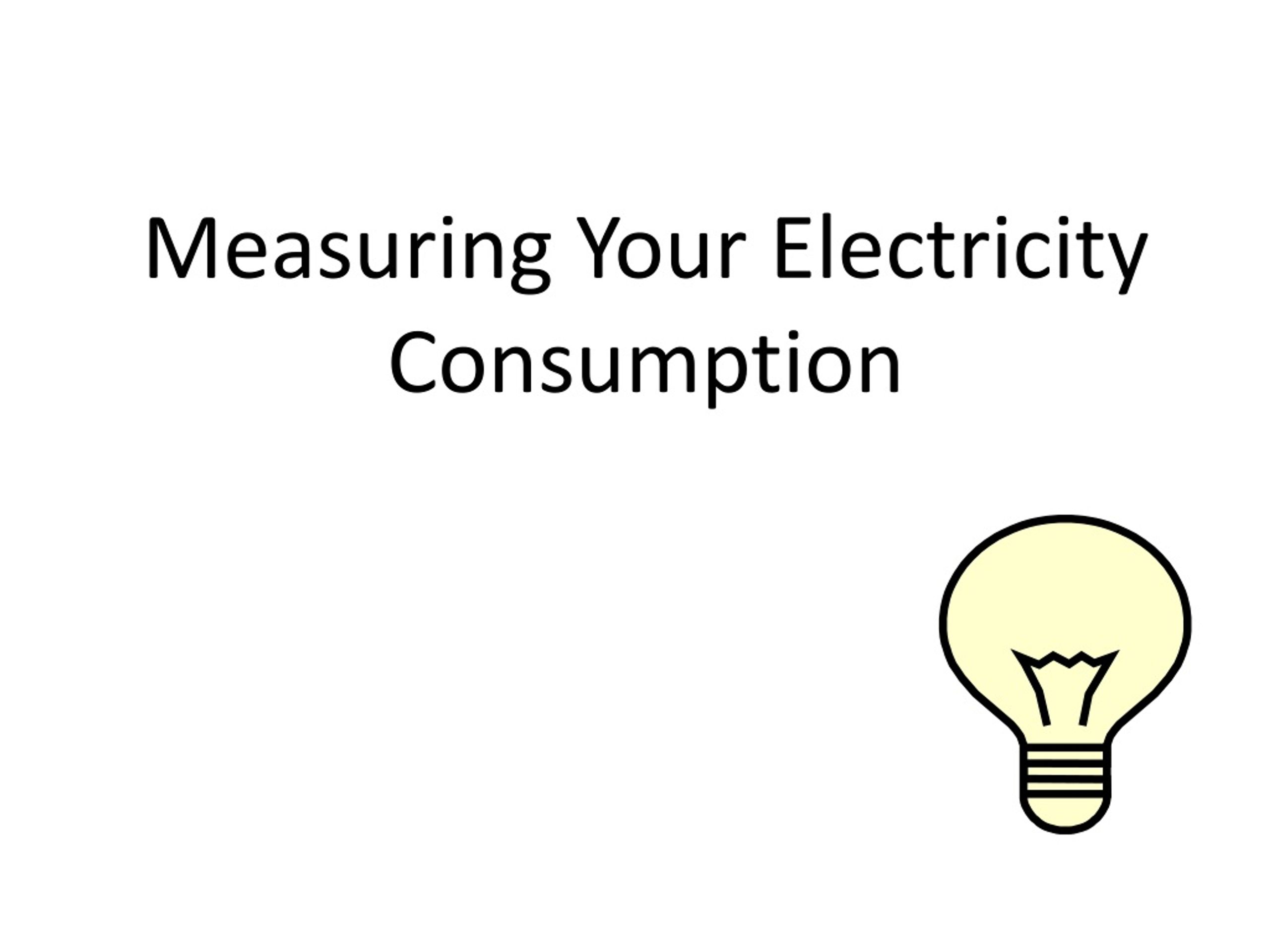 powerpoint presentation on electricity consumption