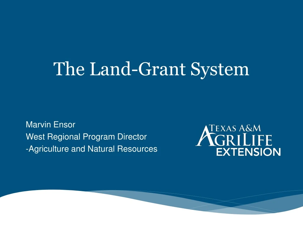 PPT The LandGrant System PowerPoint Presentation, free download ID