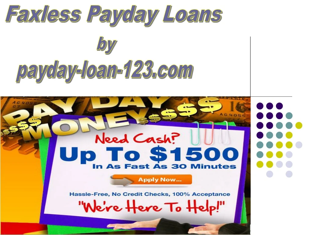 faxless payday loans n.