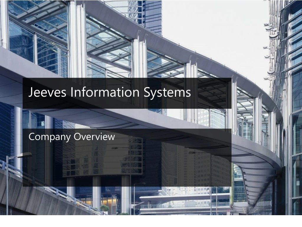 jeeves information systems n.