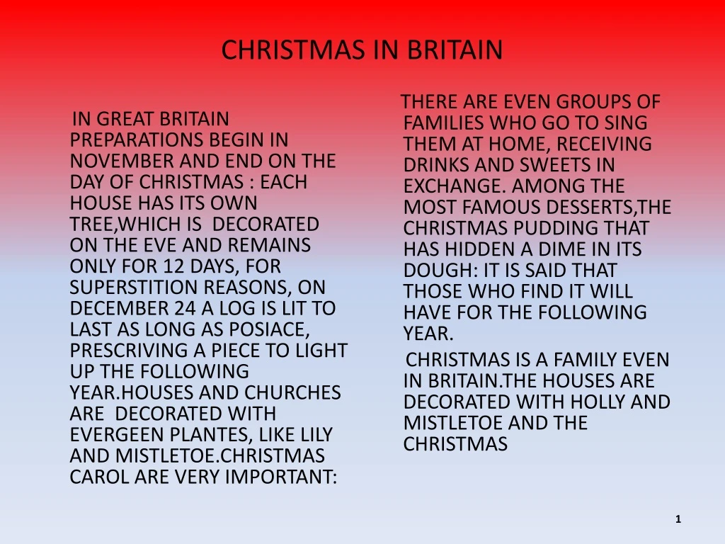 christmas in britain n.