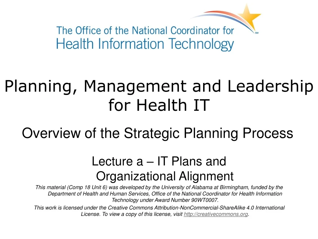 planning management and leadership for health it n.