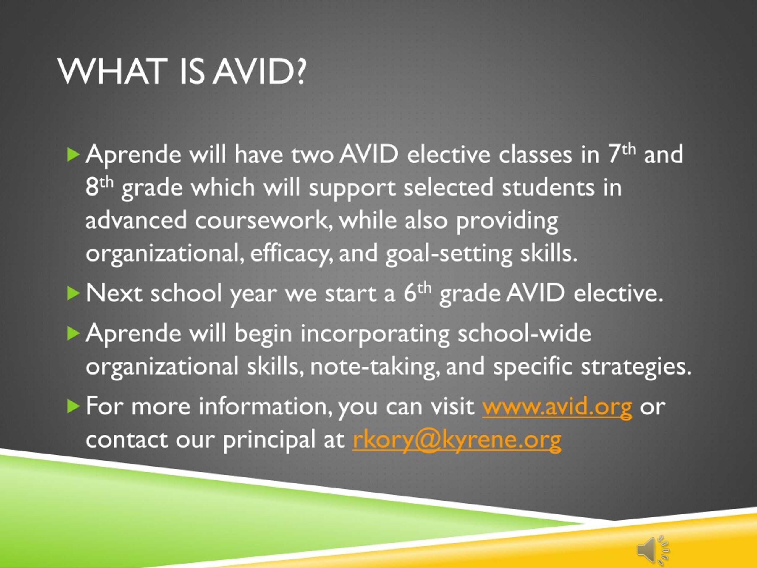 AVID School-Wide / AVID Note Taking