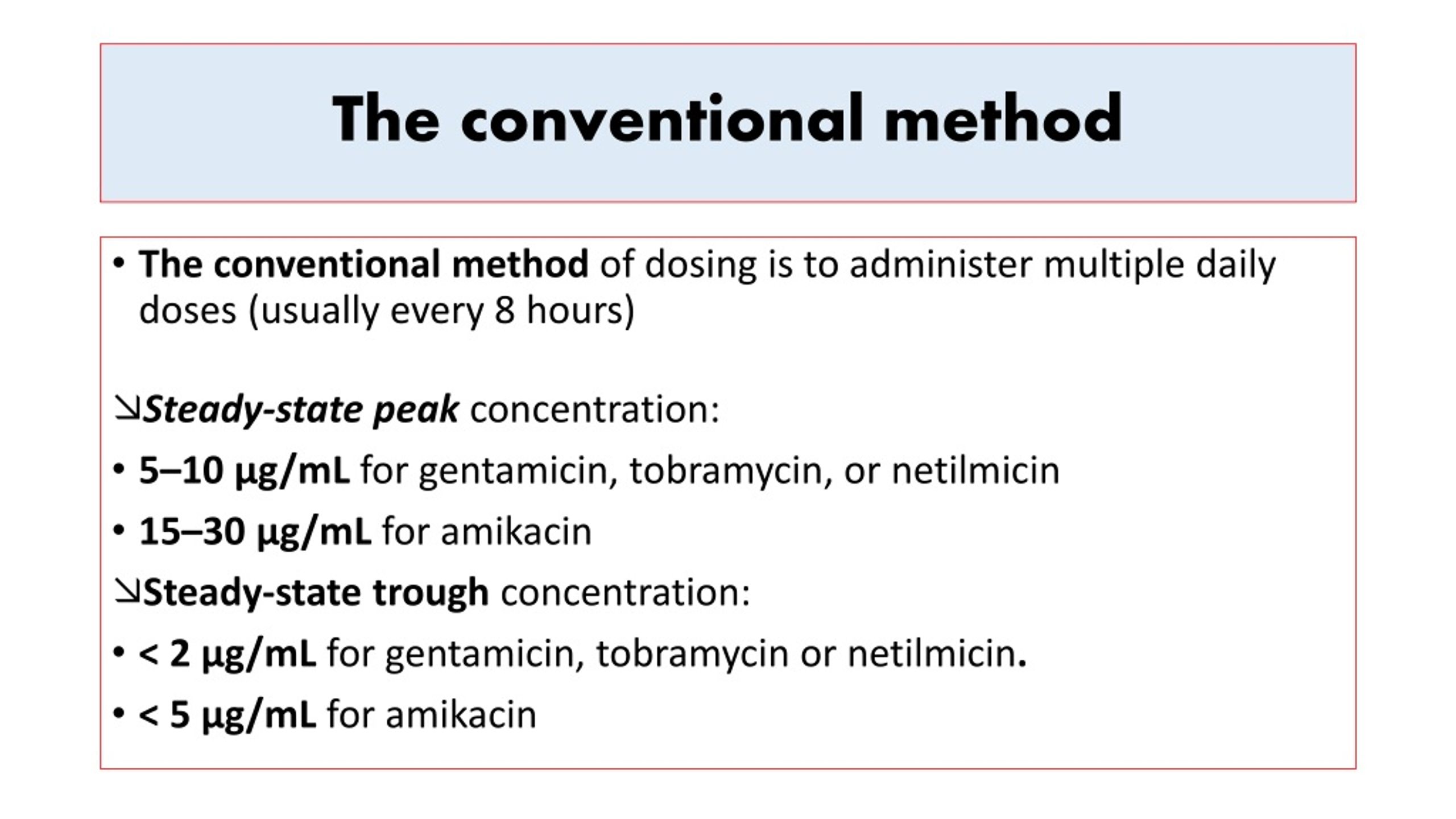 What Is Conventional Method