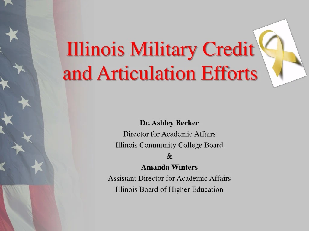 illinois military credit and articulation efforts n.