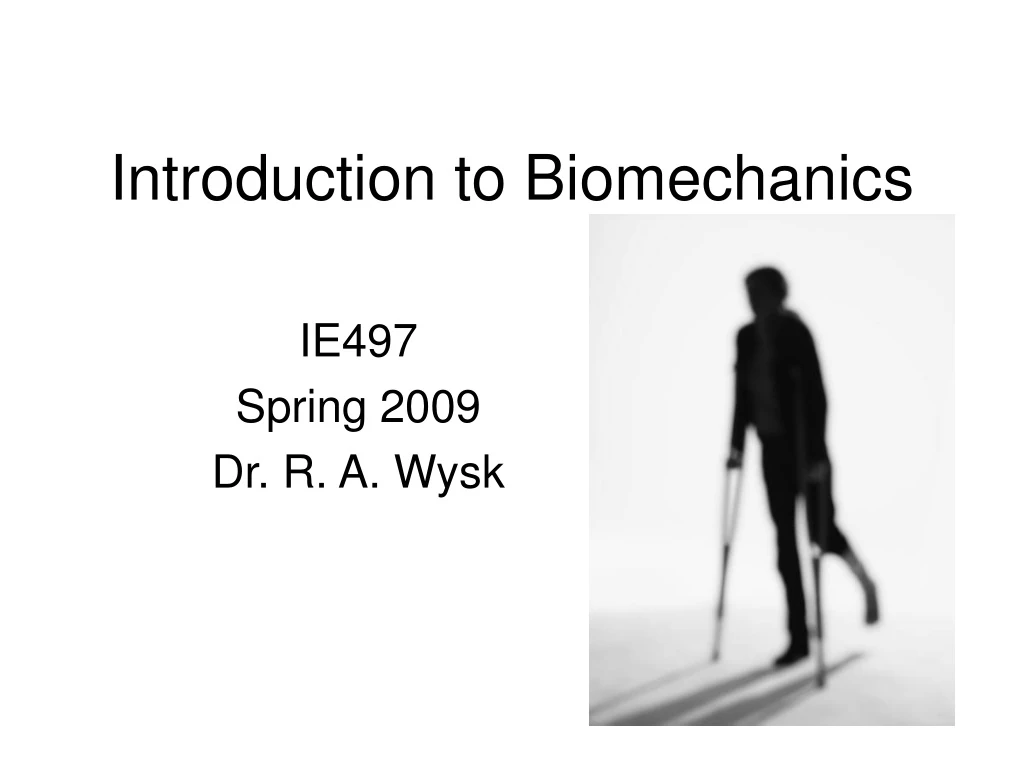 introduction to biomechanics n.