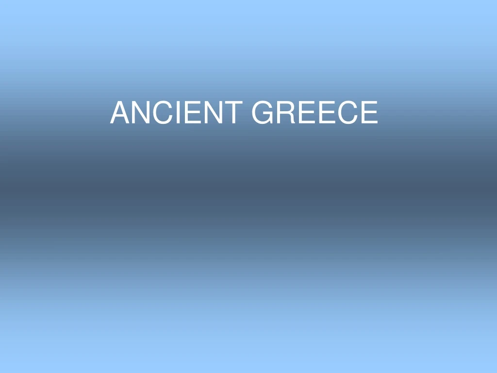 ancient greece n.