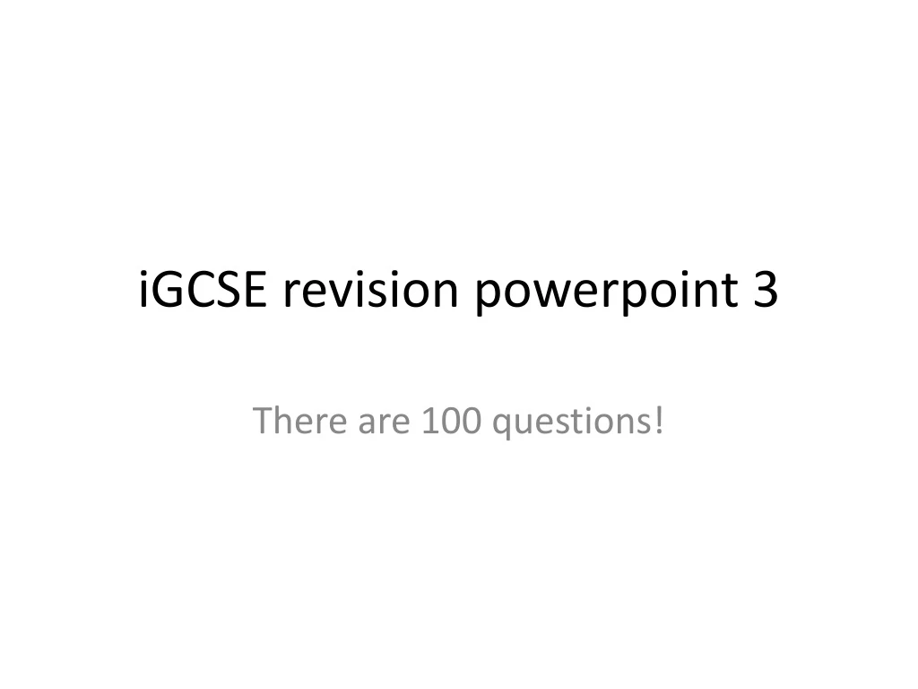 igcse revision powerpoint 3 n.