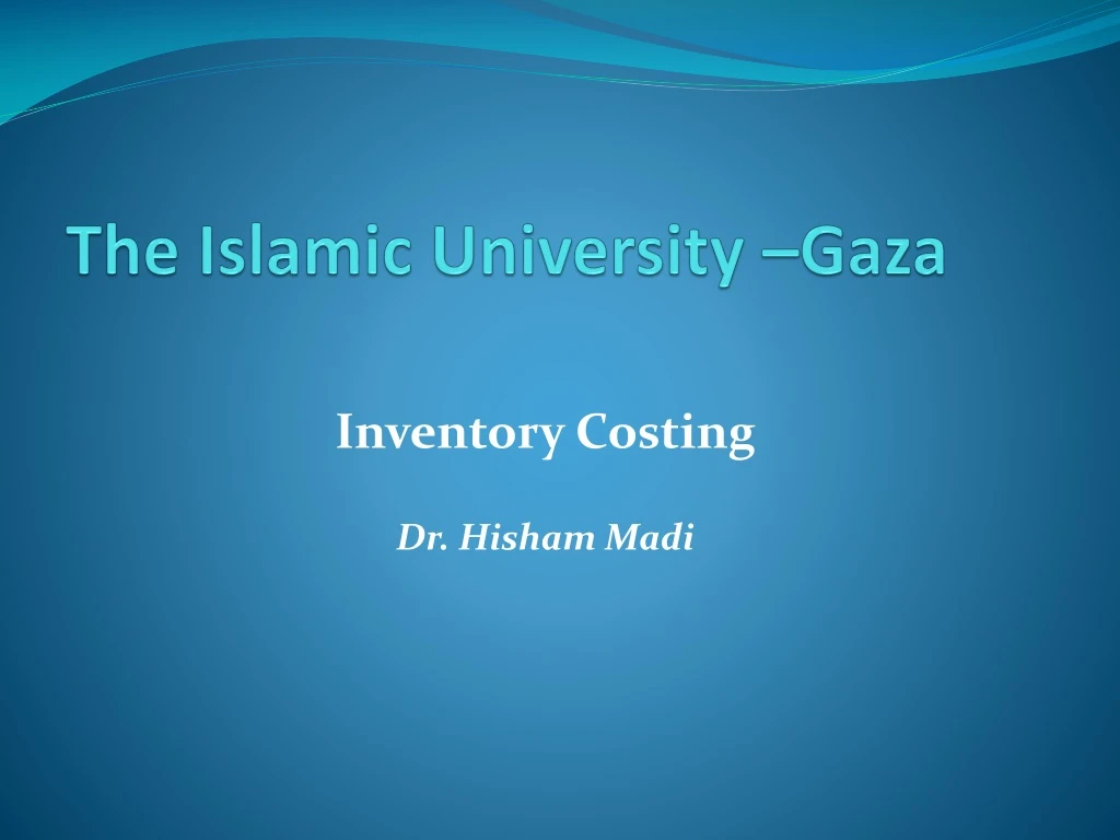 the islamic university gaza n.