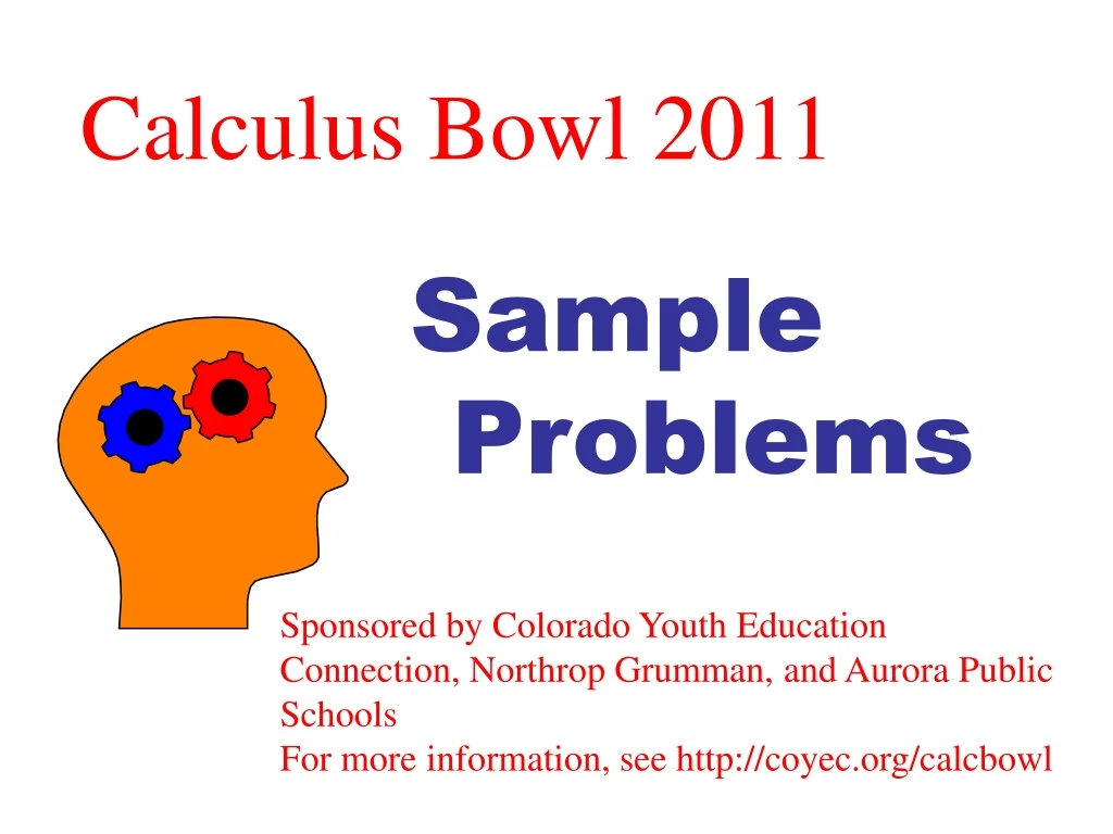 calculus bowl 2011 n.