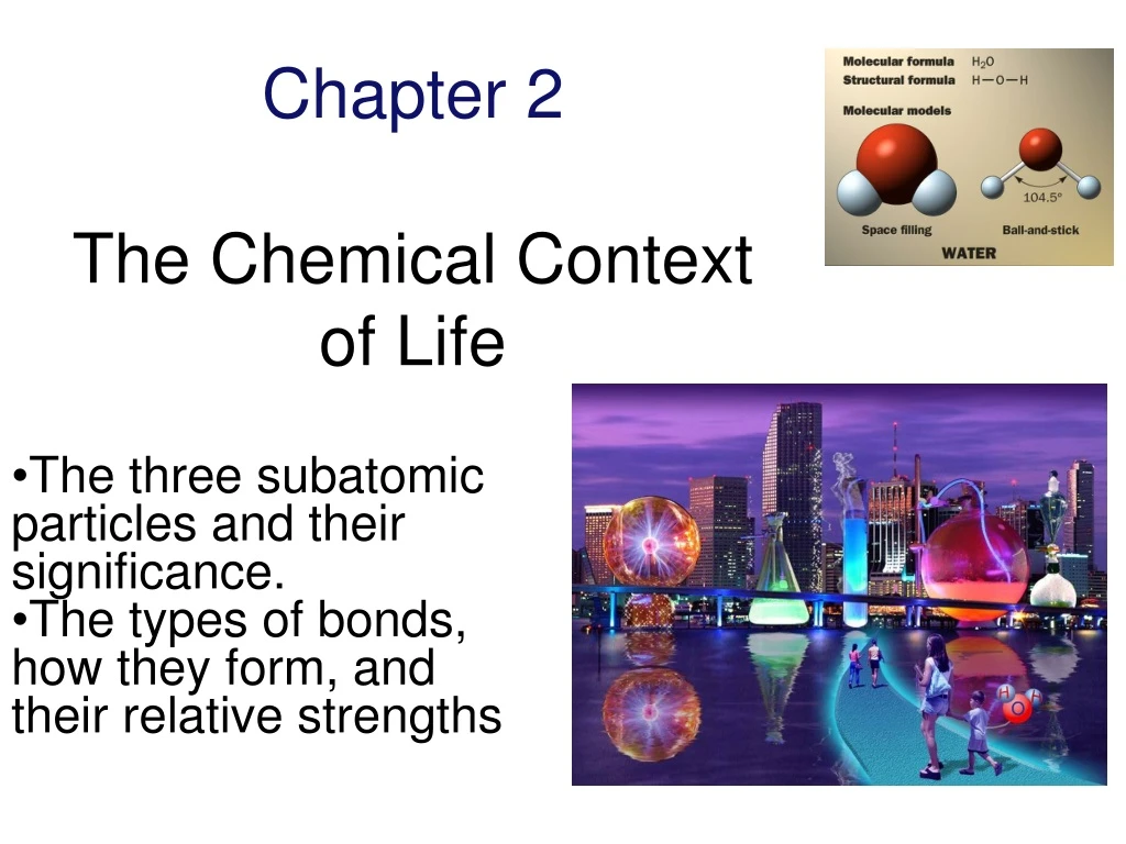 chapter 2 the chemical context of life n.