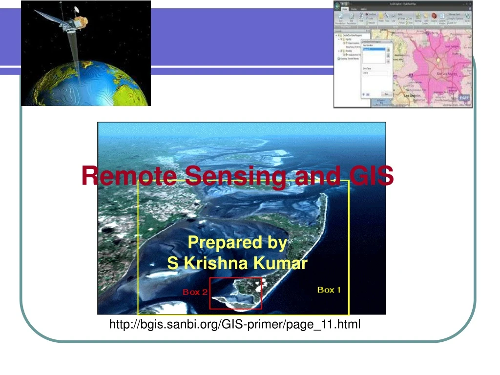 presentation on remote sensing and gis