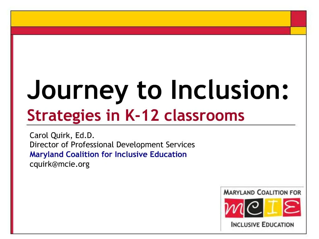 ppt-journey-to-inclusion-strategies-in-k-12-classrooms-powerpoint