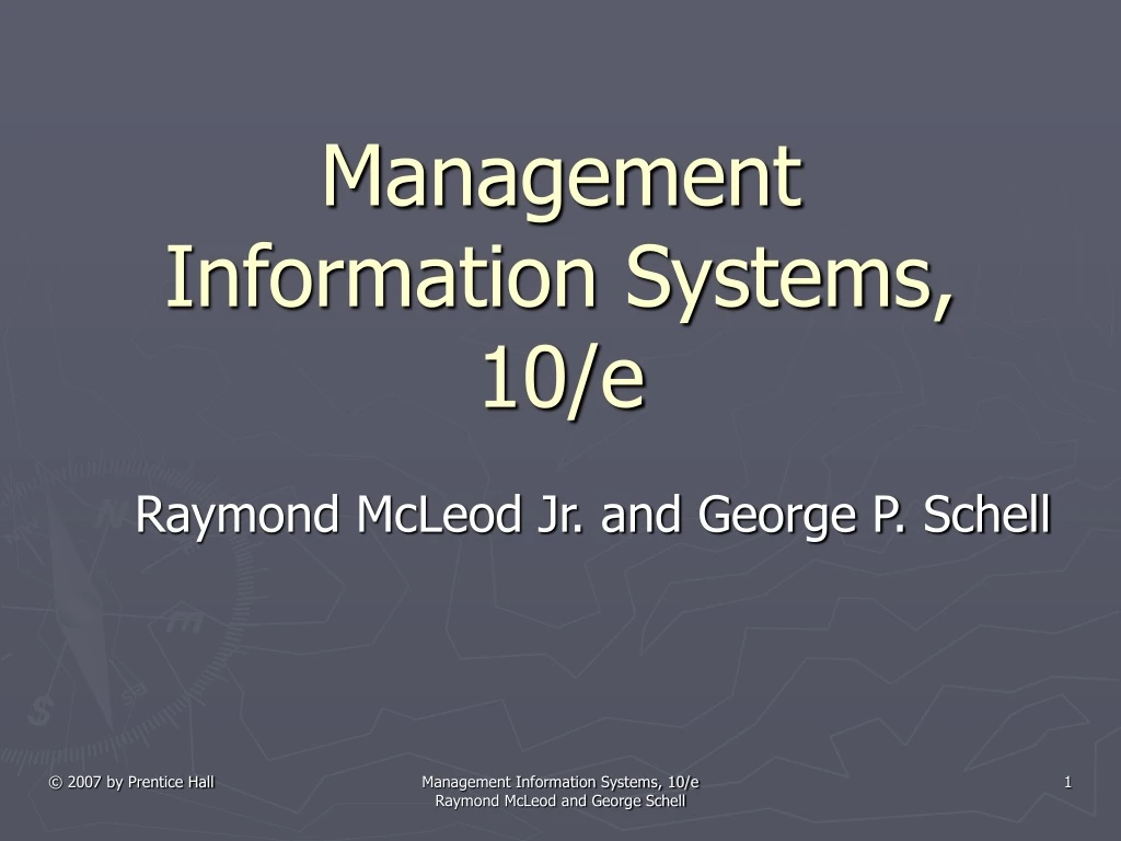 management information systems 10 e n.