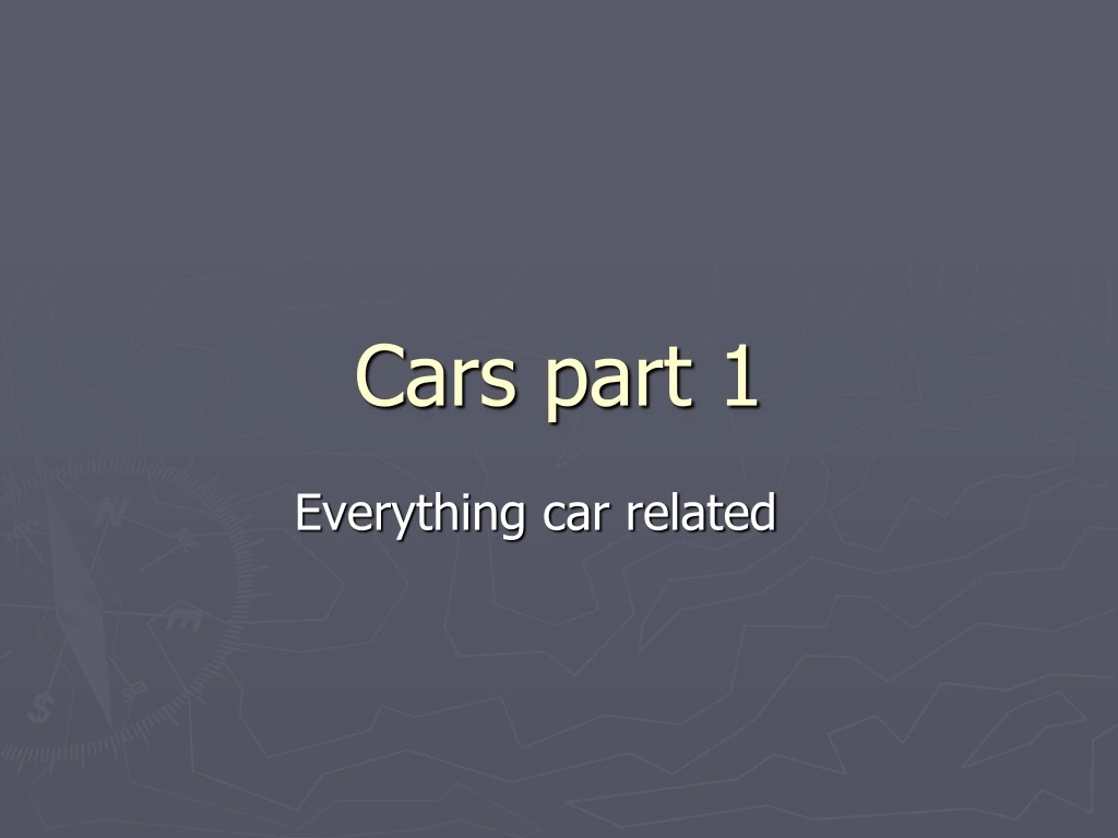 cars part 1 n.