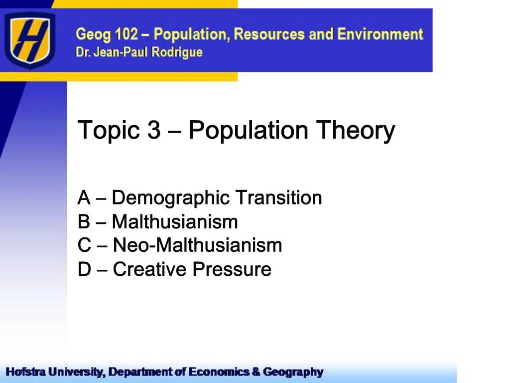 PPT - Topic 3 Population Theory PowerPoint Presentation, Free Download ...