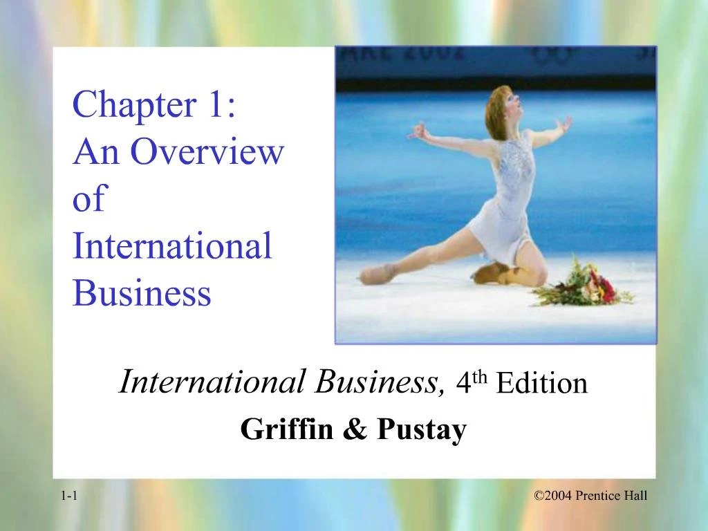 PPT - Chapter 1: An Overview Of International Business PowerPoint ...