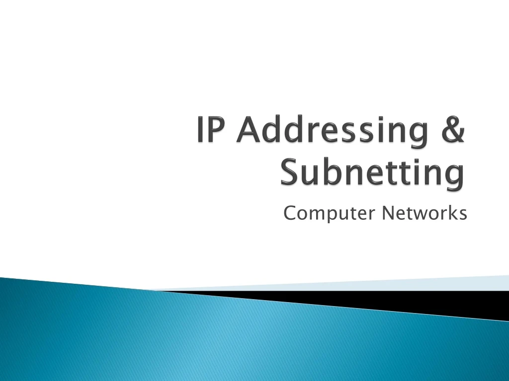 ip addressing subnetting n.
