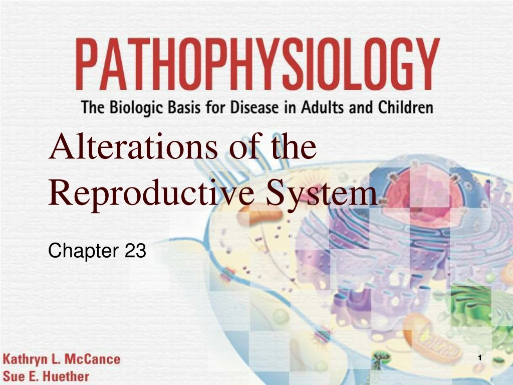alterations of the reproductive system n.