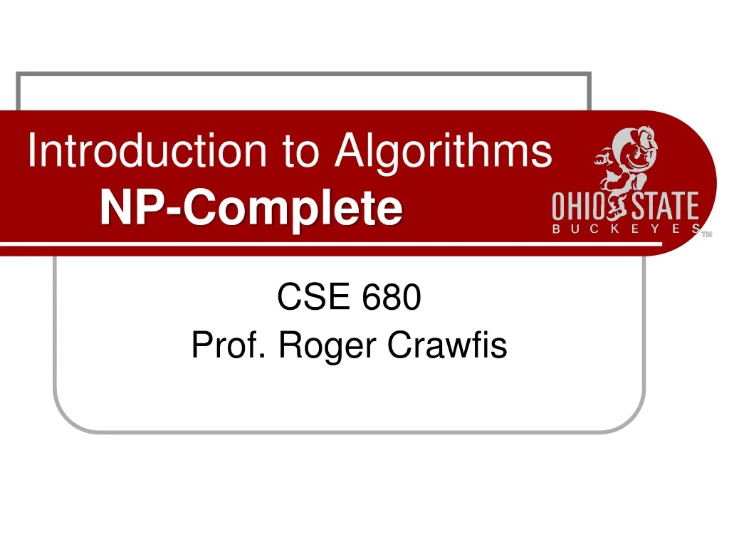 introduction to algorithms np complete n.