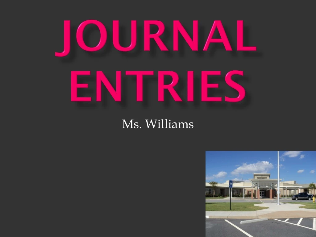 journal entries ppt presentation free download