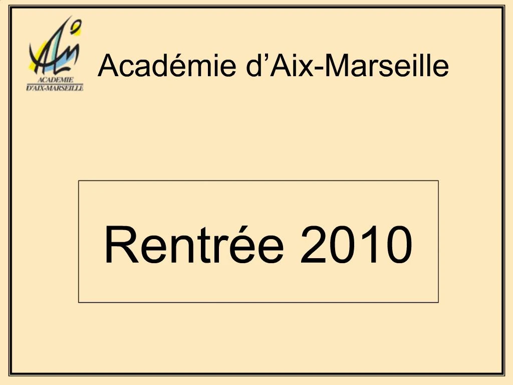 PPT Acad Mie D Aix Marseille PowerPoint Presentation Free Download 