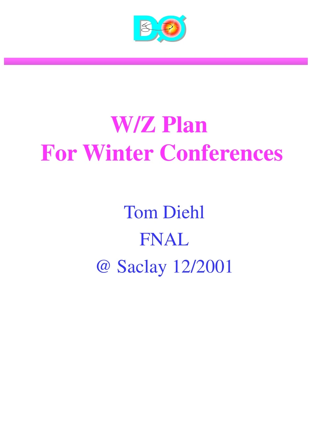 w z plan for winter conferences n.