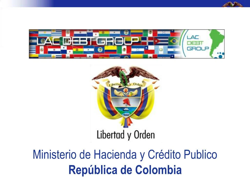 PPT - Ministerio De Hacienda Y Cr Dito Publico Rep Blica De Colombia ...