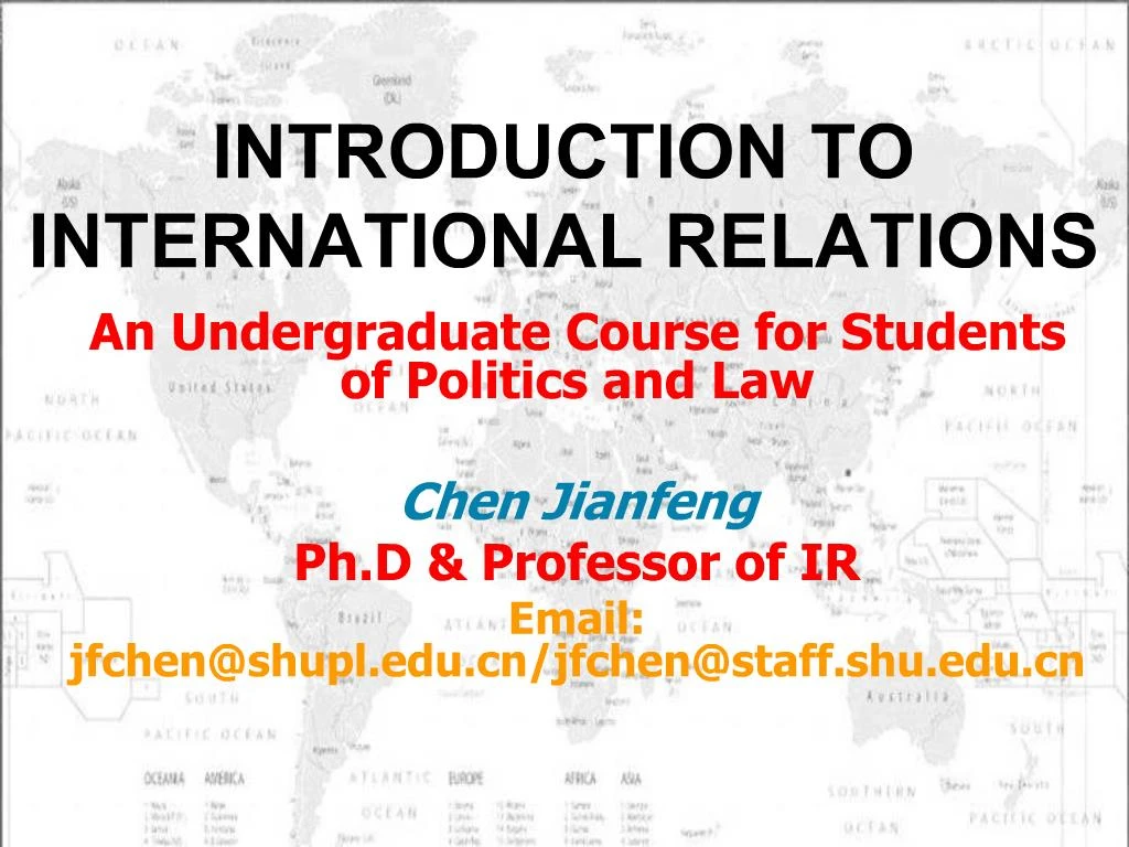 presentation topics for international relations