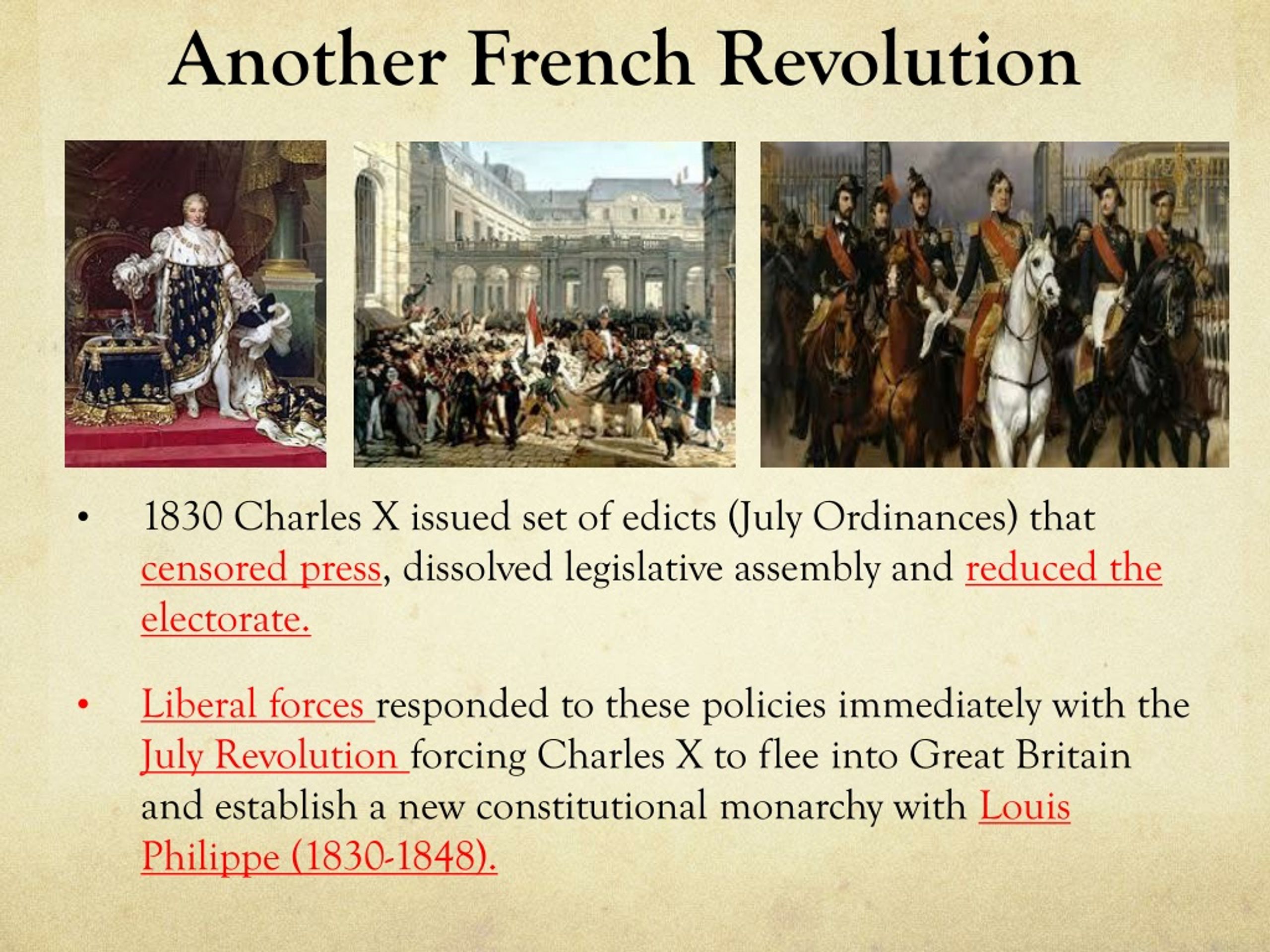 PPT - Ch. 21 Reaction, Revolution, And Romanticism, 1815-1850 ...