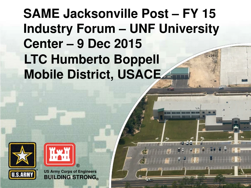 same jacksonville post fy 15 industry forum unf university center 9 dec 2015 n.