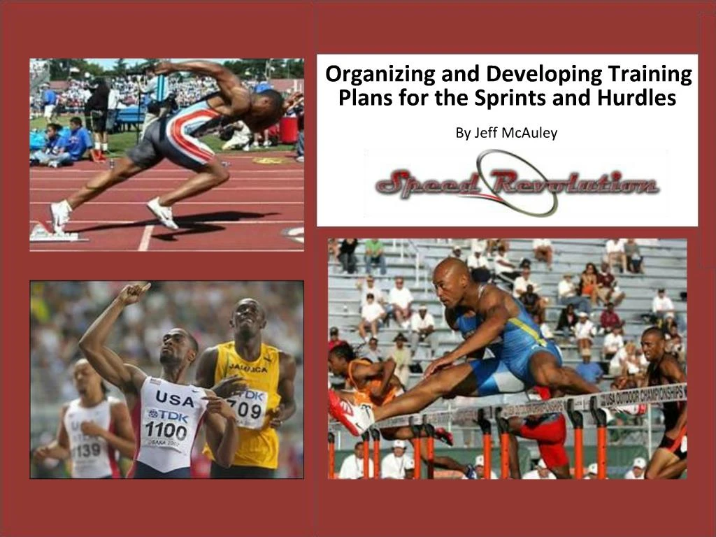 Ppt - Organizing And Developing Training Plans For The Sprints And 