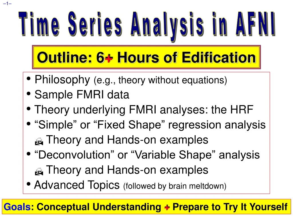time series analysis in afni n.
