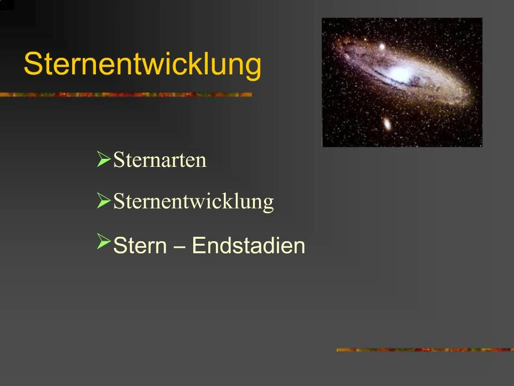 PPT - Sternentwicklung PowerPoint Presentation, free download - ID:381480