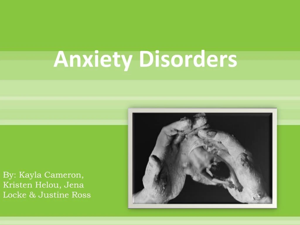 case presentation on anxiety disorder slideshare