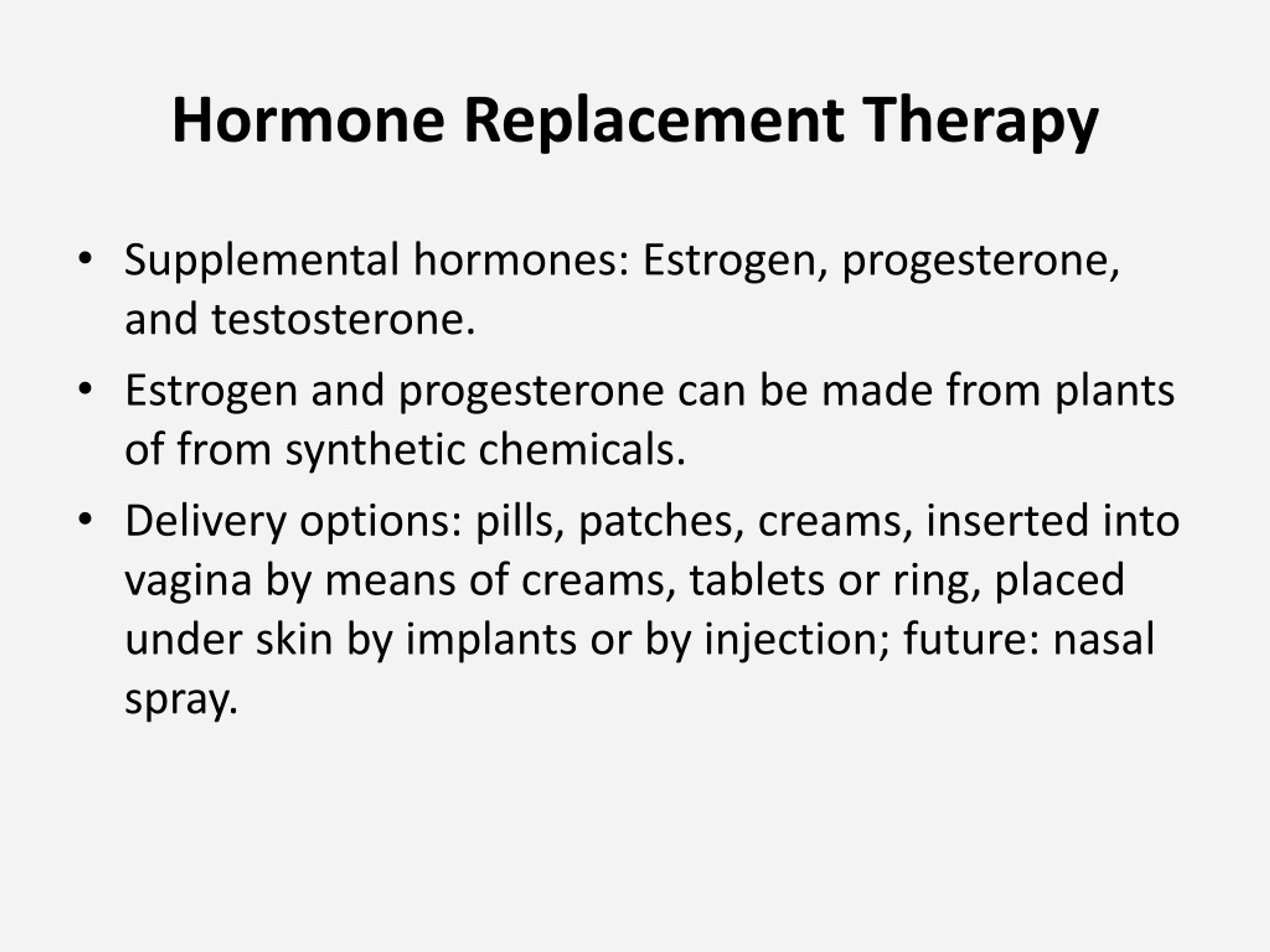 Ppt Hormone Replacement Therapy Hrt Powerpoint Presentation Free Download Id383441